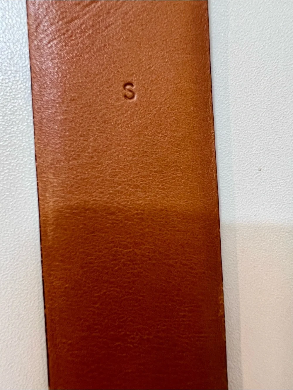 Ralph Lauren Black Leather Men's Small Belt with Branded Stud Logo Brass Buckle